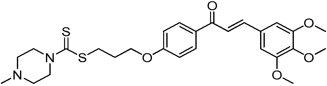 Formononetin derivatives containing carbadithiocarbamate, preparation method and application in antitumor drugs