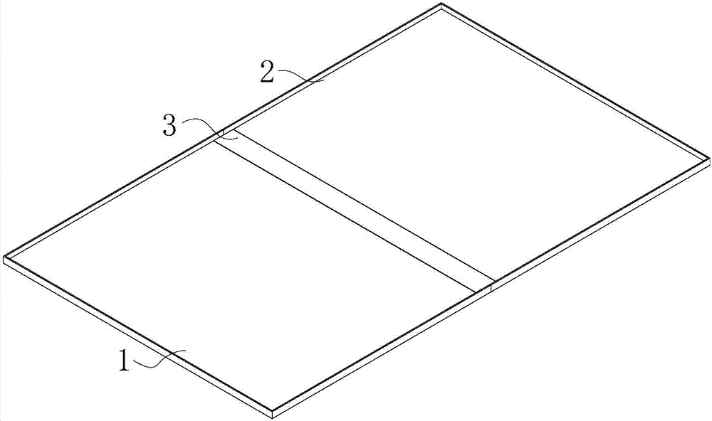 Split mounting type separated waterproof chassis and installation method