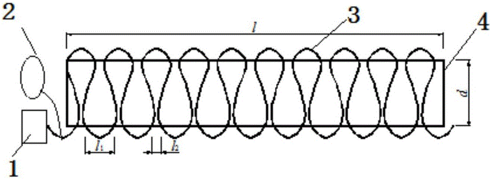 Earth-rockfill embankment seepage saturation surface fiber monitoring apparatus and method