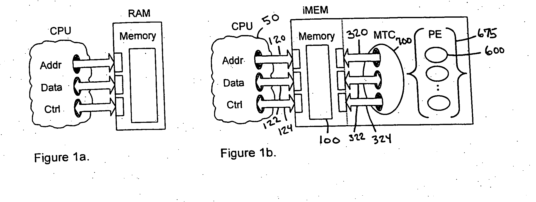 Intelligent memory device with ASCII registers
