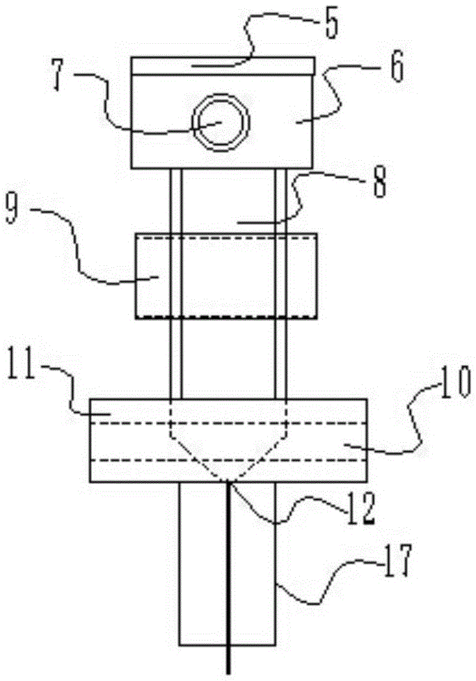 Polyester spinning device for spinning