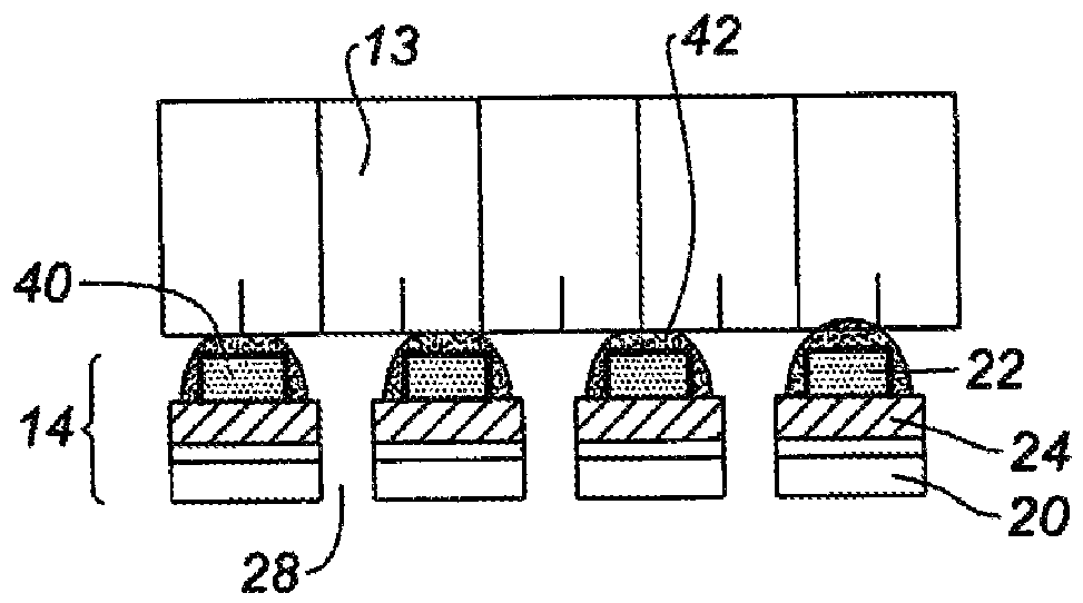 Method for making an acoustic panel for the air intake lip of a nacelle