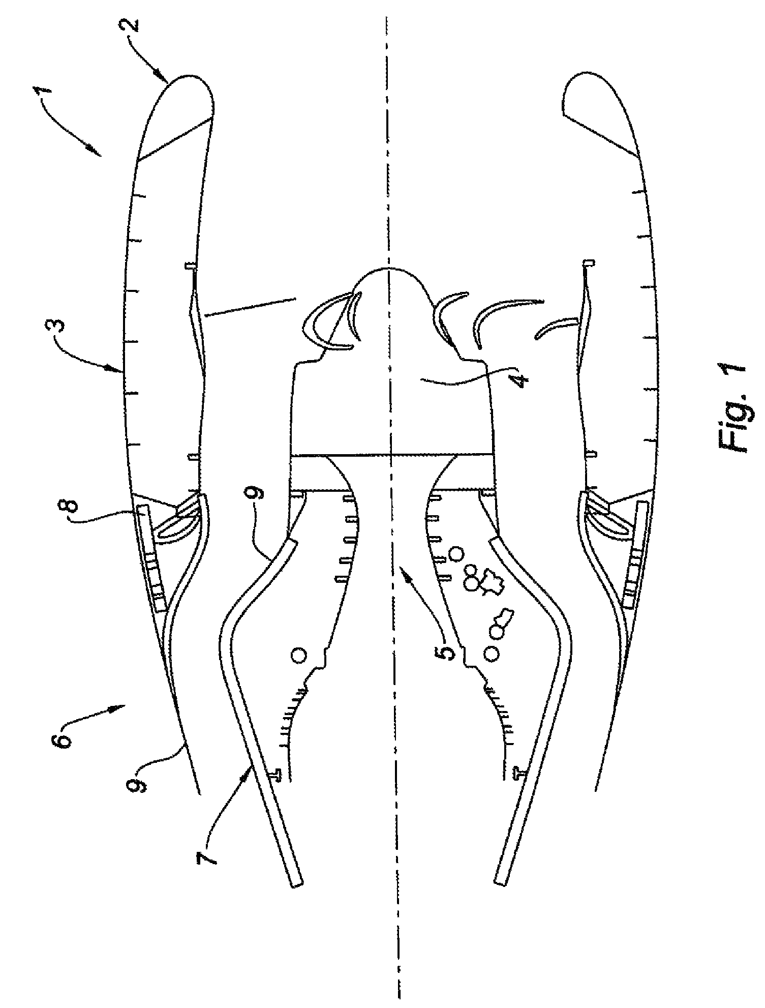 Method for making an acoustic panel for the air intake lip of a nacelle