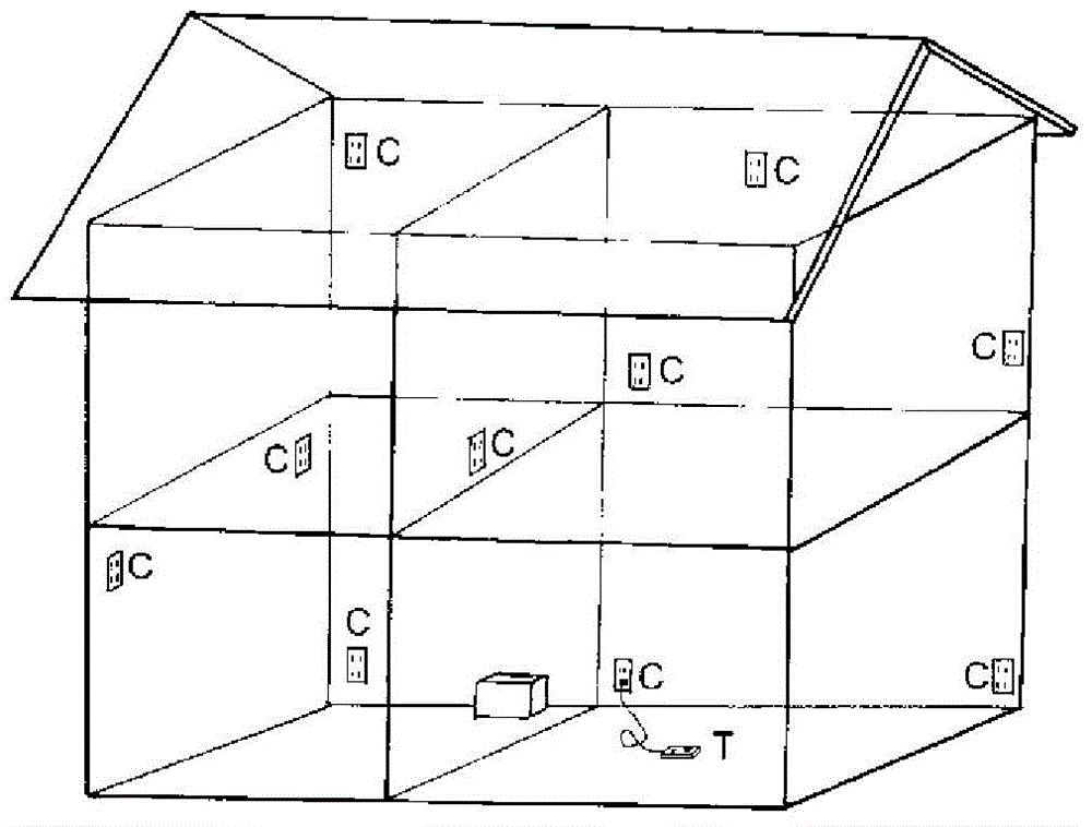 System for remotely monitoring household appliance