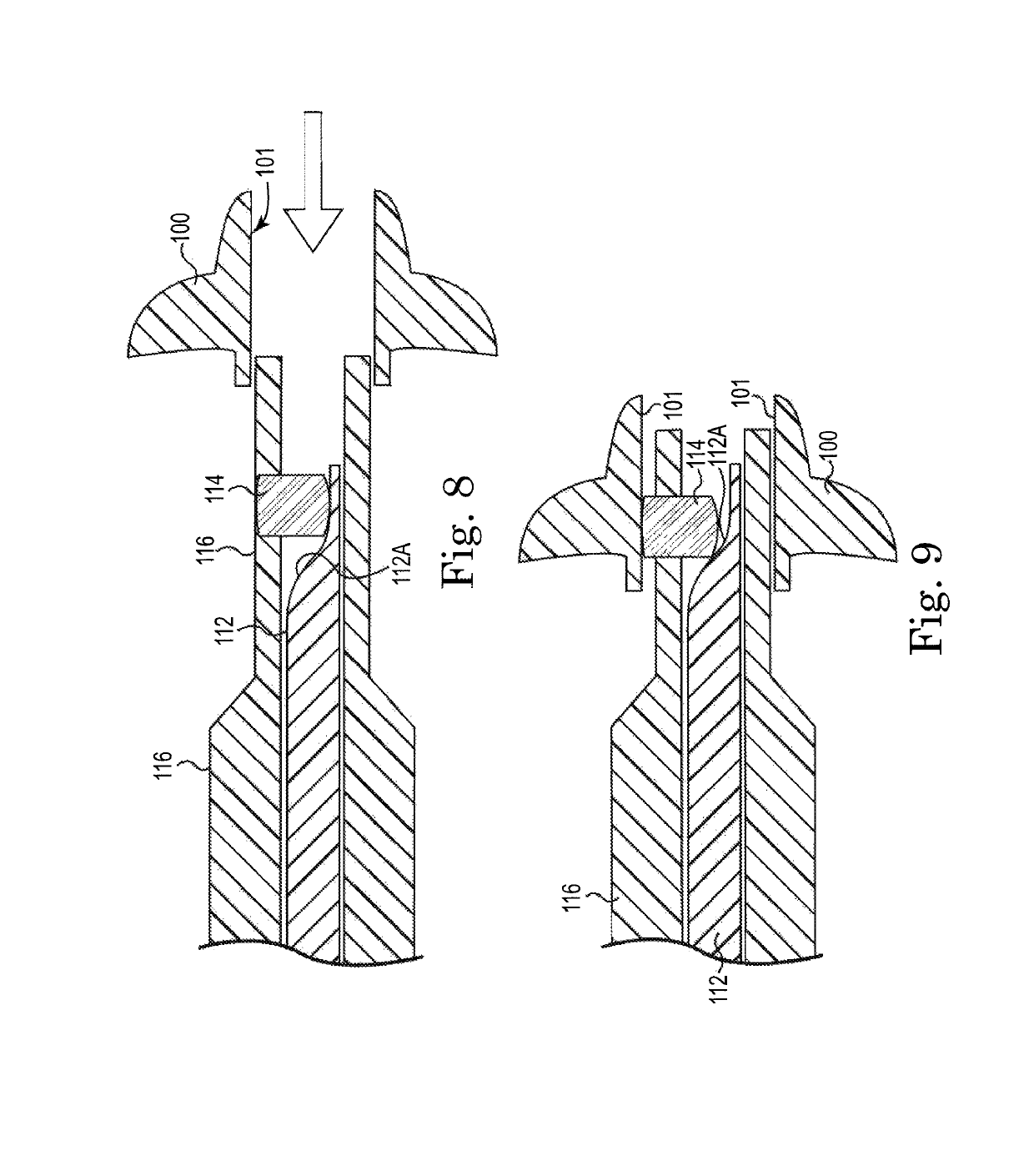 Surgical needle system with anchor retention features