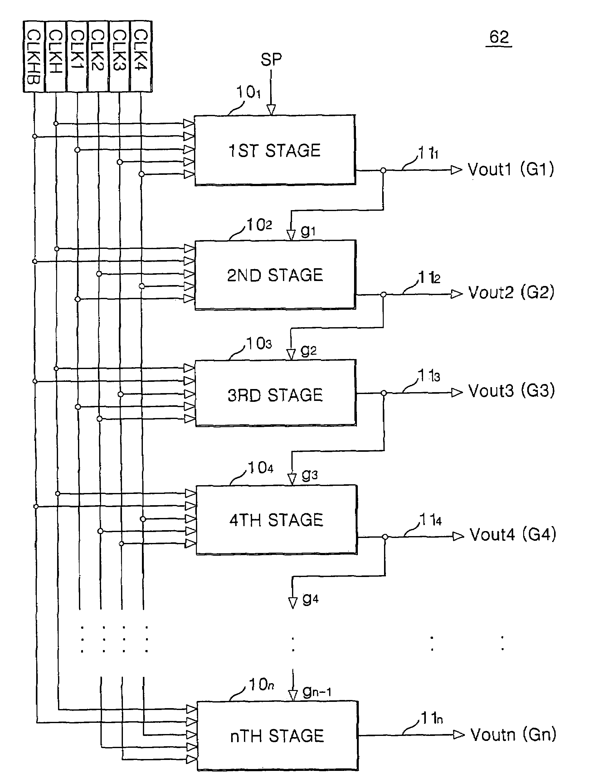 Gate driving apparatus and method for liquid crystal display