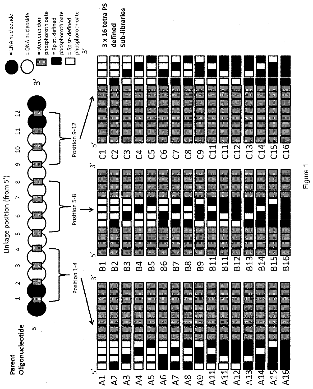 Stereodefined sub-motif optimisation methods