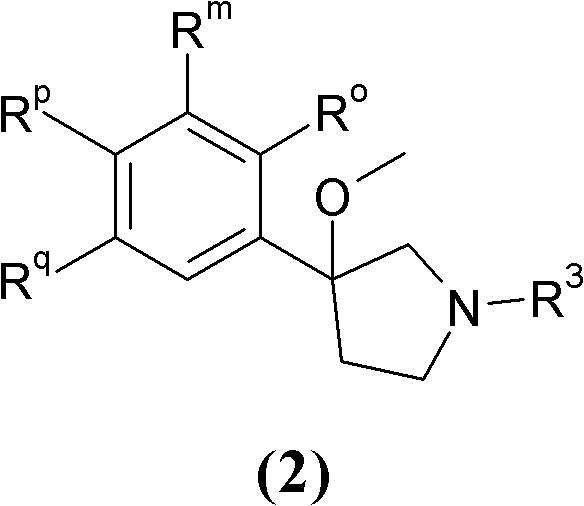 3-phenyl-3-methoxypyrrolidine derivatives as modulators of cortical catecholaminergic neurotransmission
