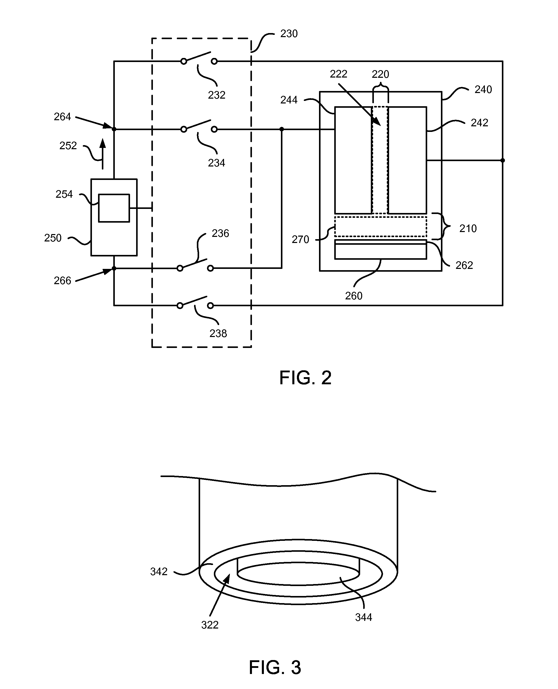 Methods and apparatus for applying periodic voltage using direct current