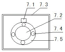 Device and method for vibrating upsetting joint at end of steel pipe