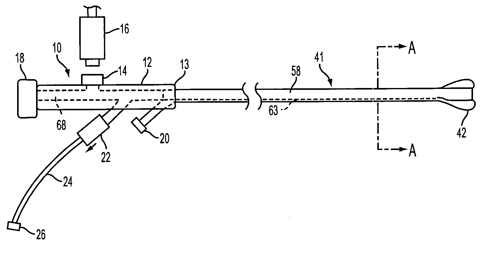 Proximal catheter assembly allowing for natural and suction-assisted aspiration