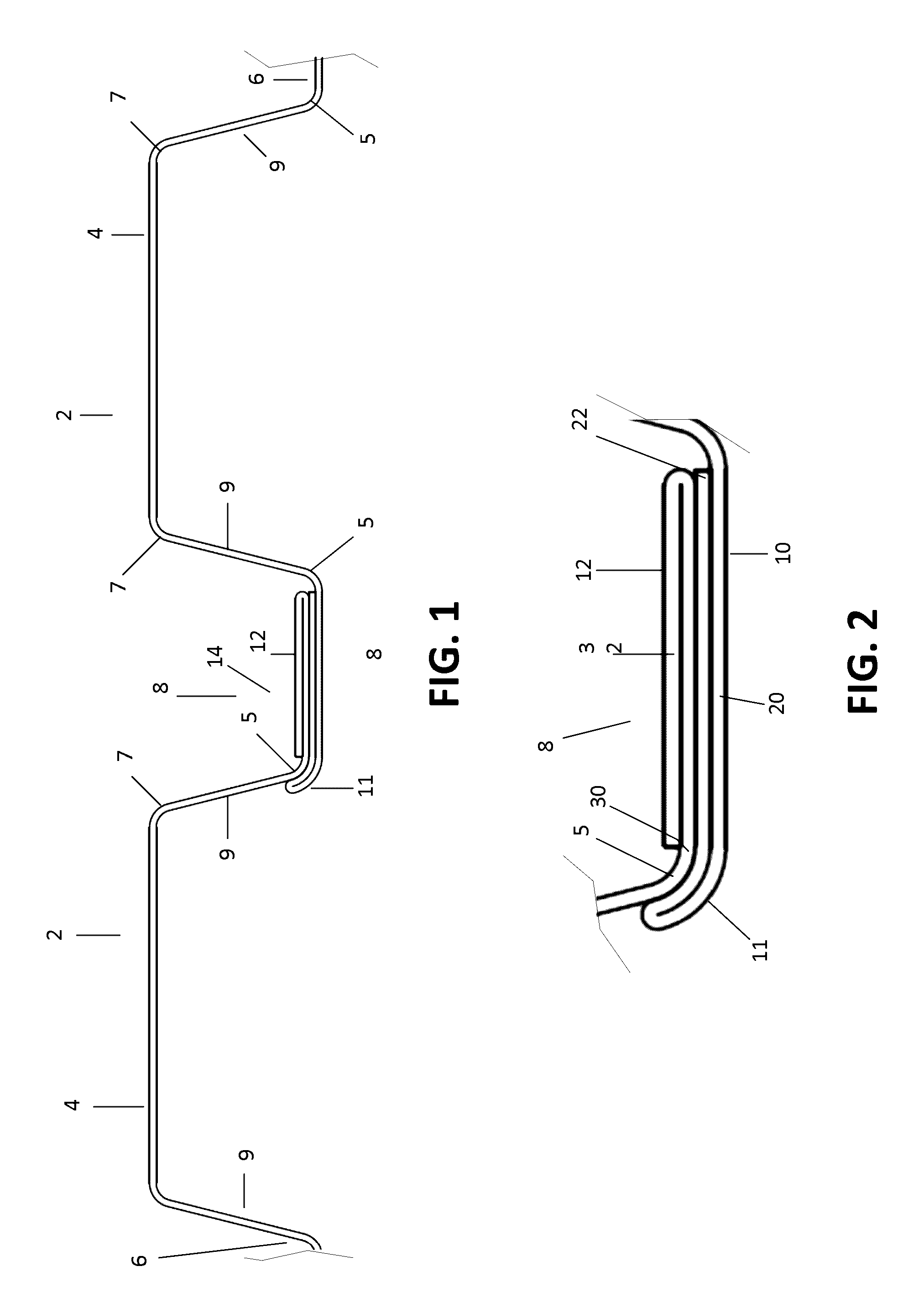 Structural panel systems with a nested sidelap and method of securing