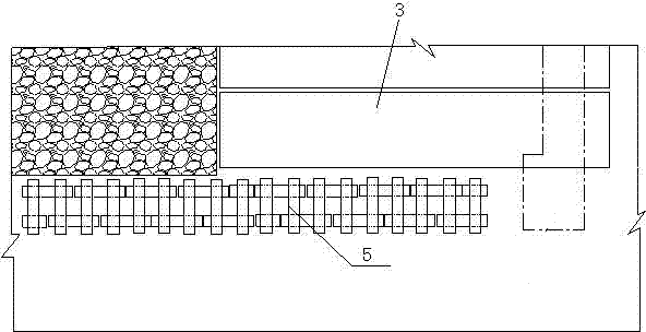 Supporting method of block tenon structure wall in gob-side entry retaining