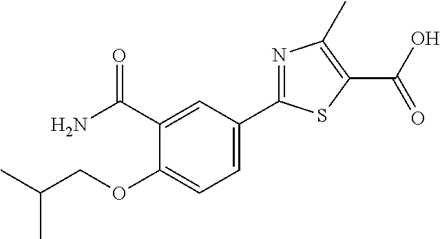 Febuxostat pharmaceutical compositions