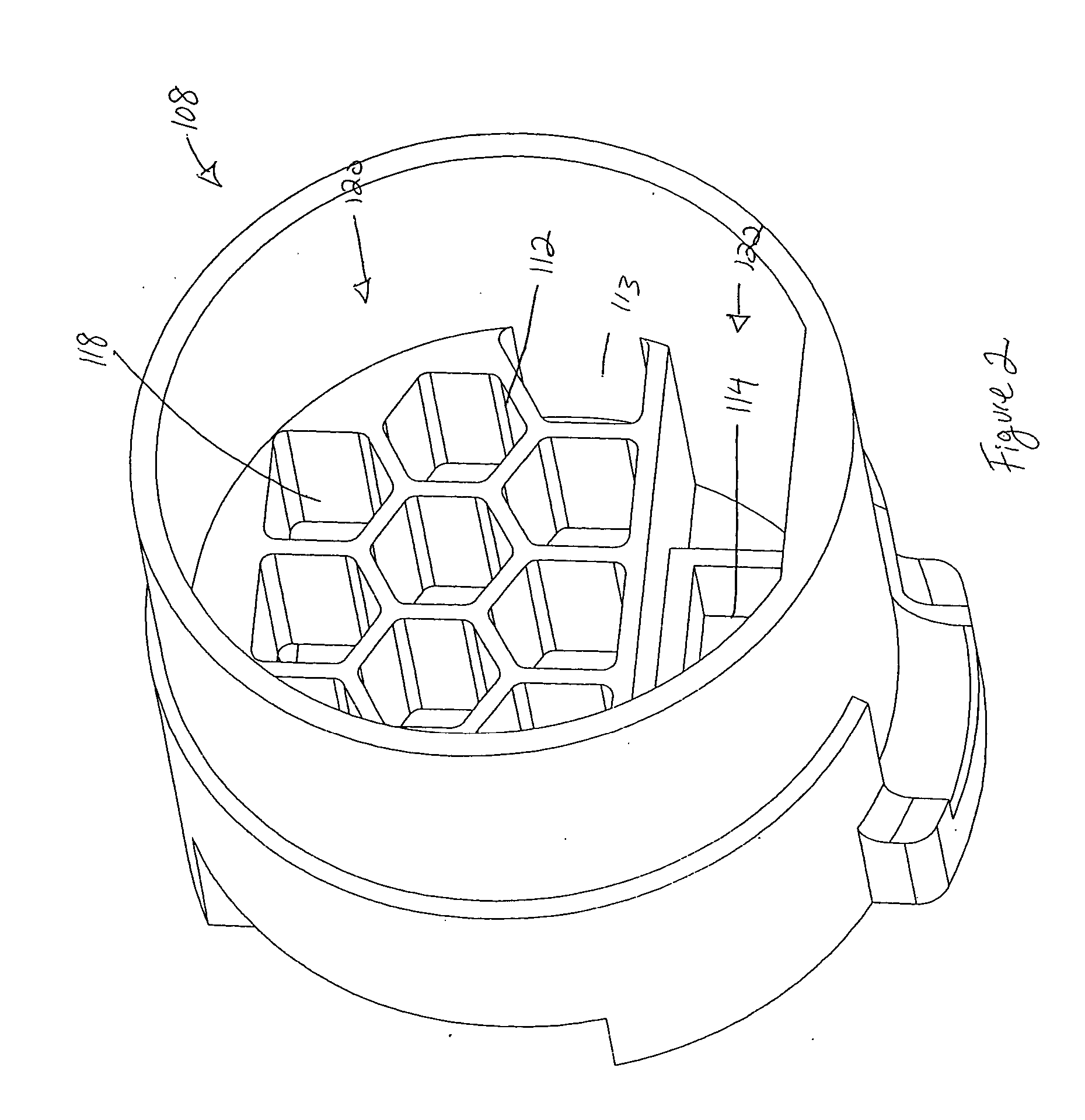 Hexagonal sprinkler nozzle