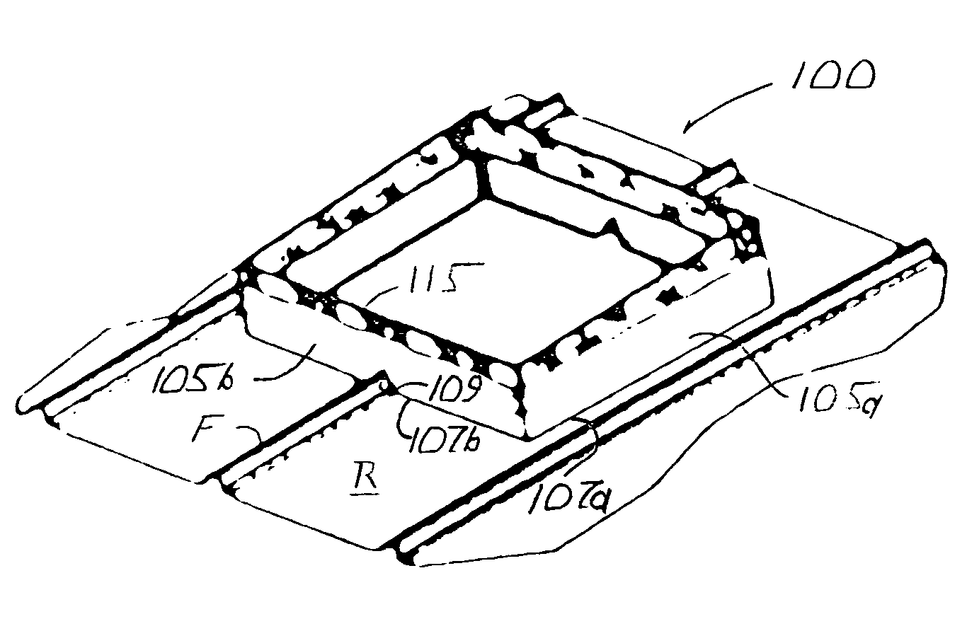 Knock-down roof curb