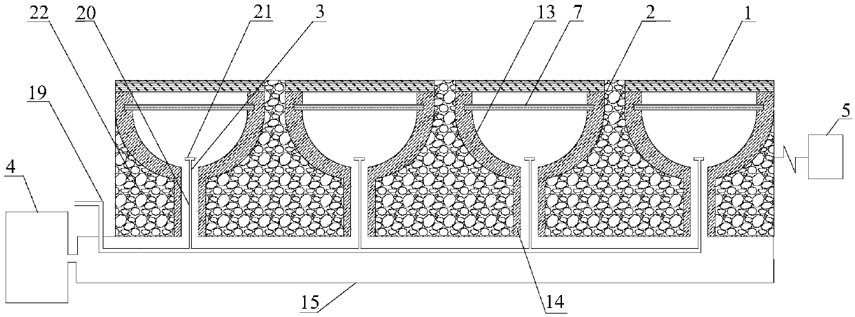 Pavement rainwater eliminating, purifying and automatic-cleaning system and mounting system thereof