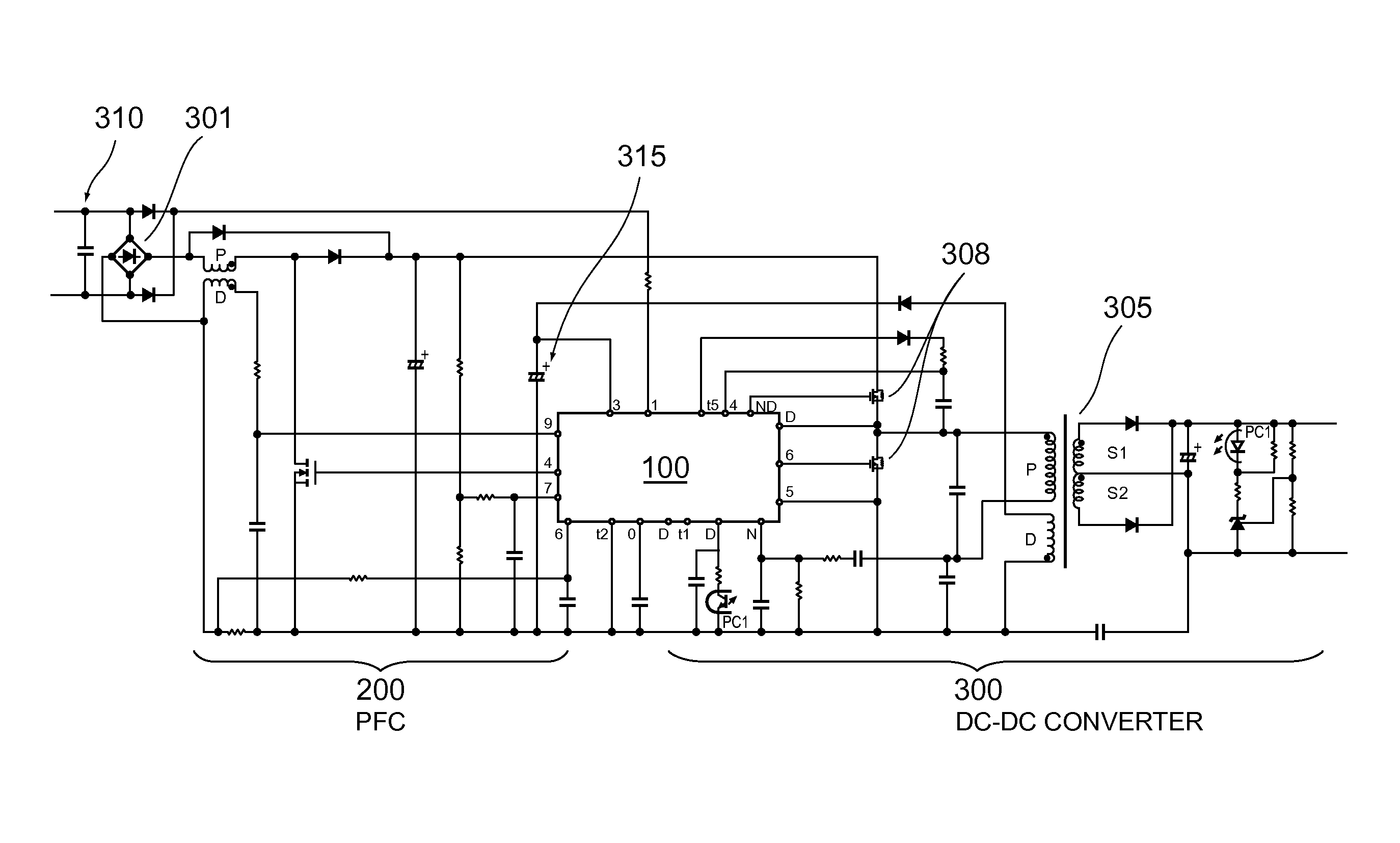 Power control module with improved start requirements