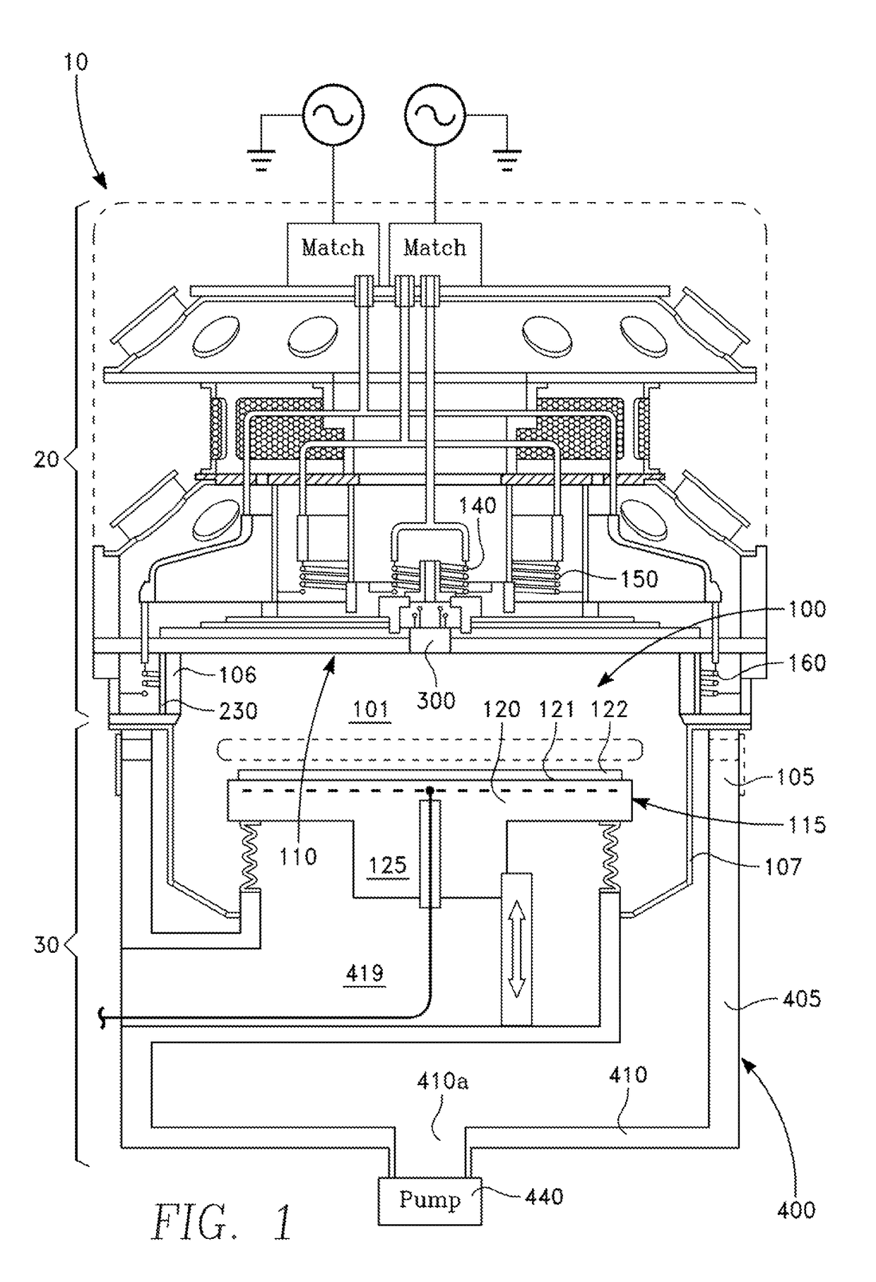 Symmetrical inductively coupled plasma source with symmetrical flow chamber