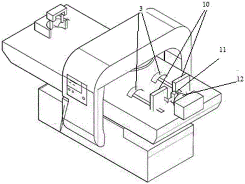 A bone injury/osteoporosis treatment bed based on the synergy of multiple physical factors