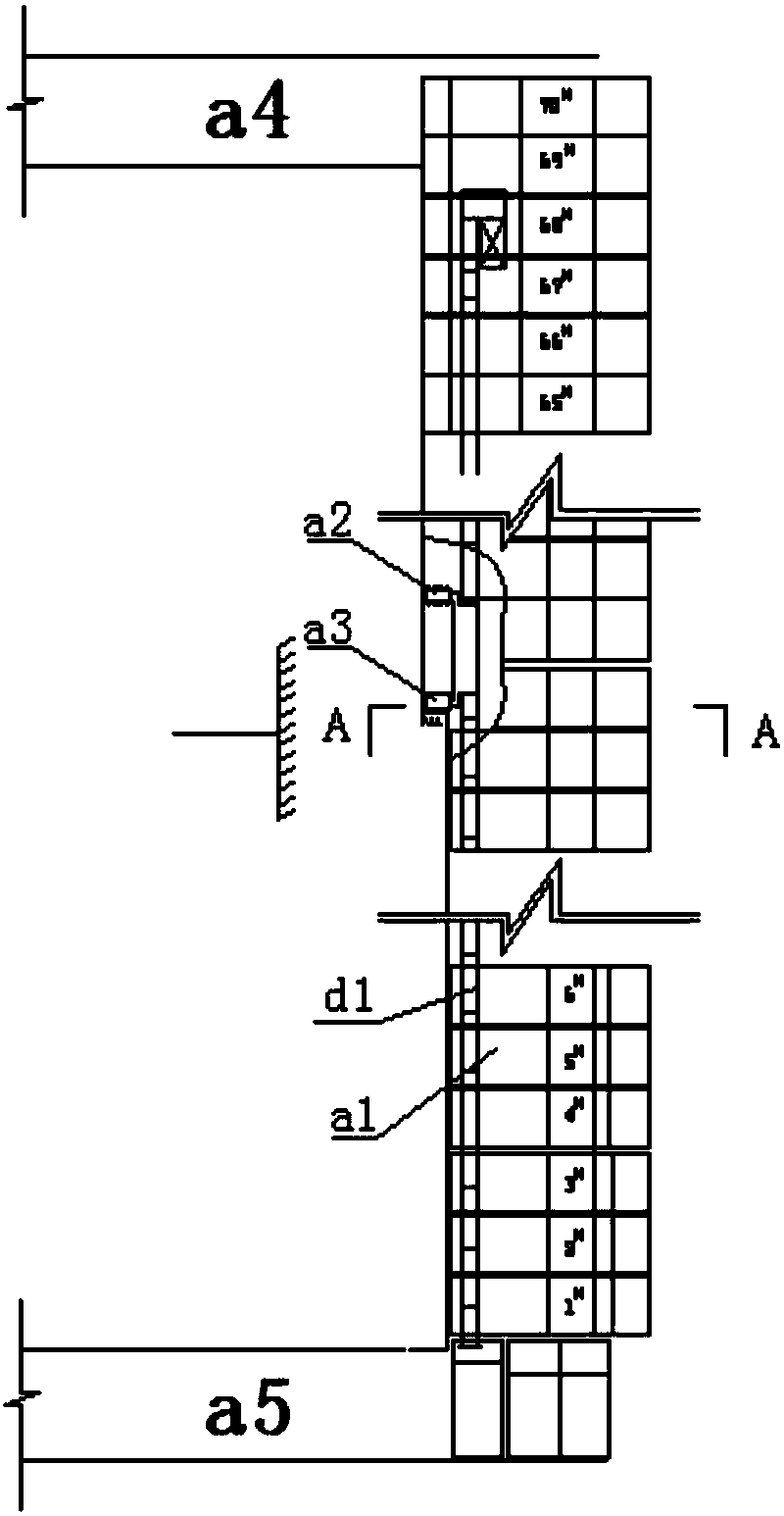 Formation method of equipment retraction channel in fully mechanized mining face with large dip angle and high mining height