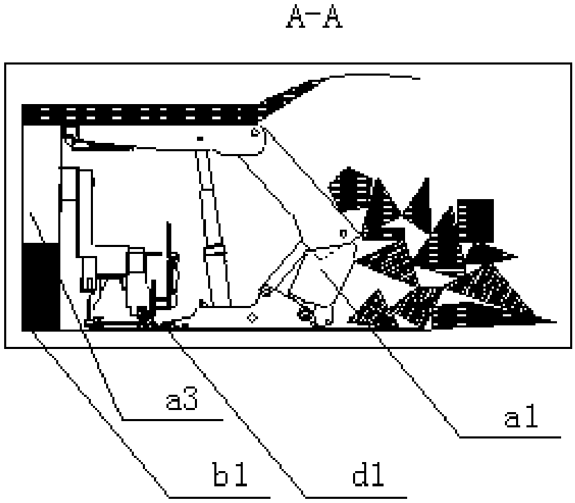 Formation method of equipment retraction channel in fully mechanized mining face with large dip angle and high mining height