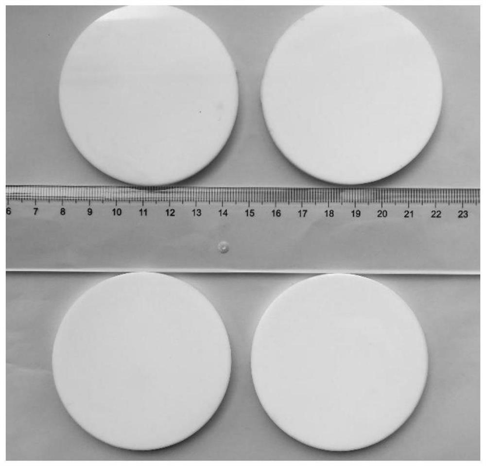 Preparation method of unshielded microcrystalline ceramic backboard based on 5G communication signals