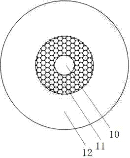 Method and device for manufacturing light trap with hollow photonic crystal fiber