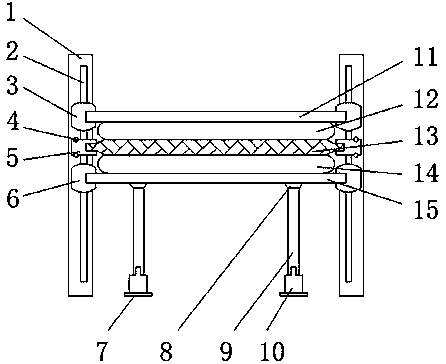 Device for testing mechanical load of photovoltaic modules