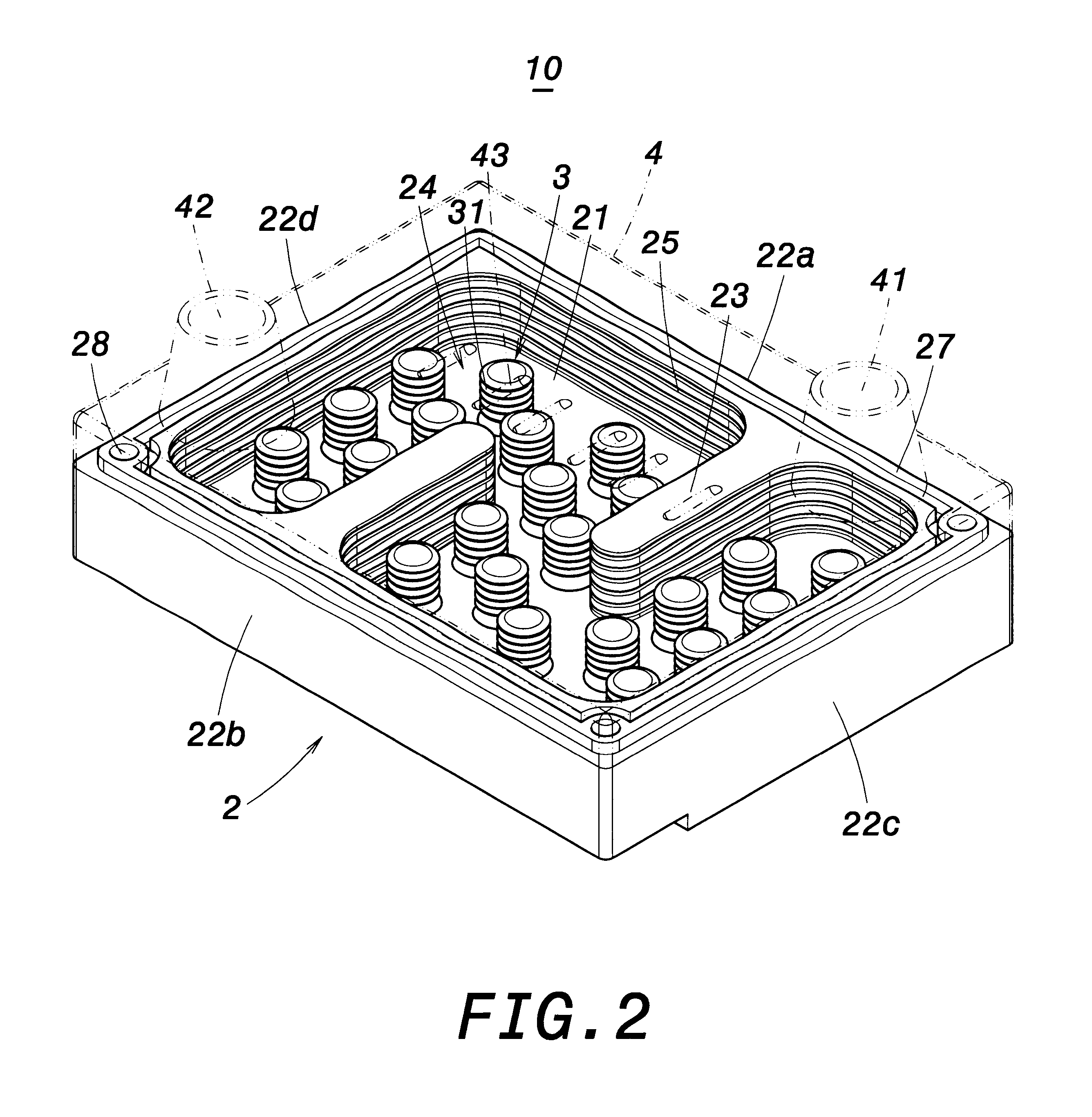 Heat dissipation device by liquid cooling
