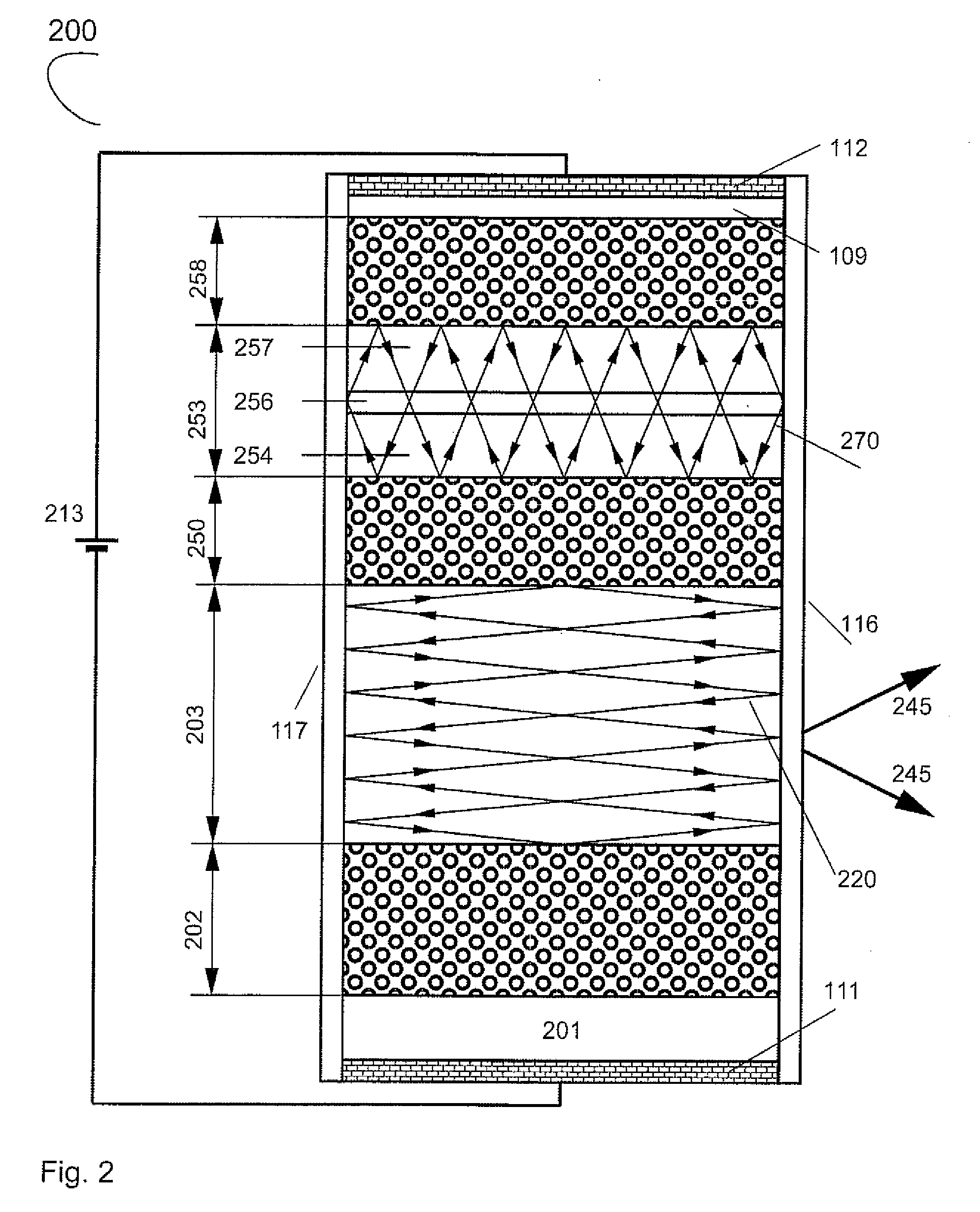 Method for improvement of beam quality and wavelength stabilized operation of a semiconductor diode laser with an extended waveguide