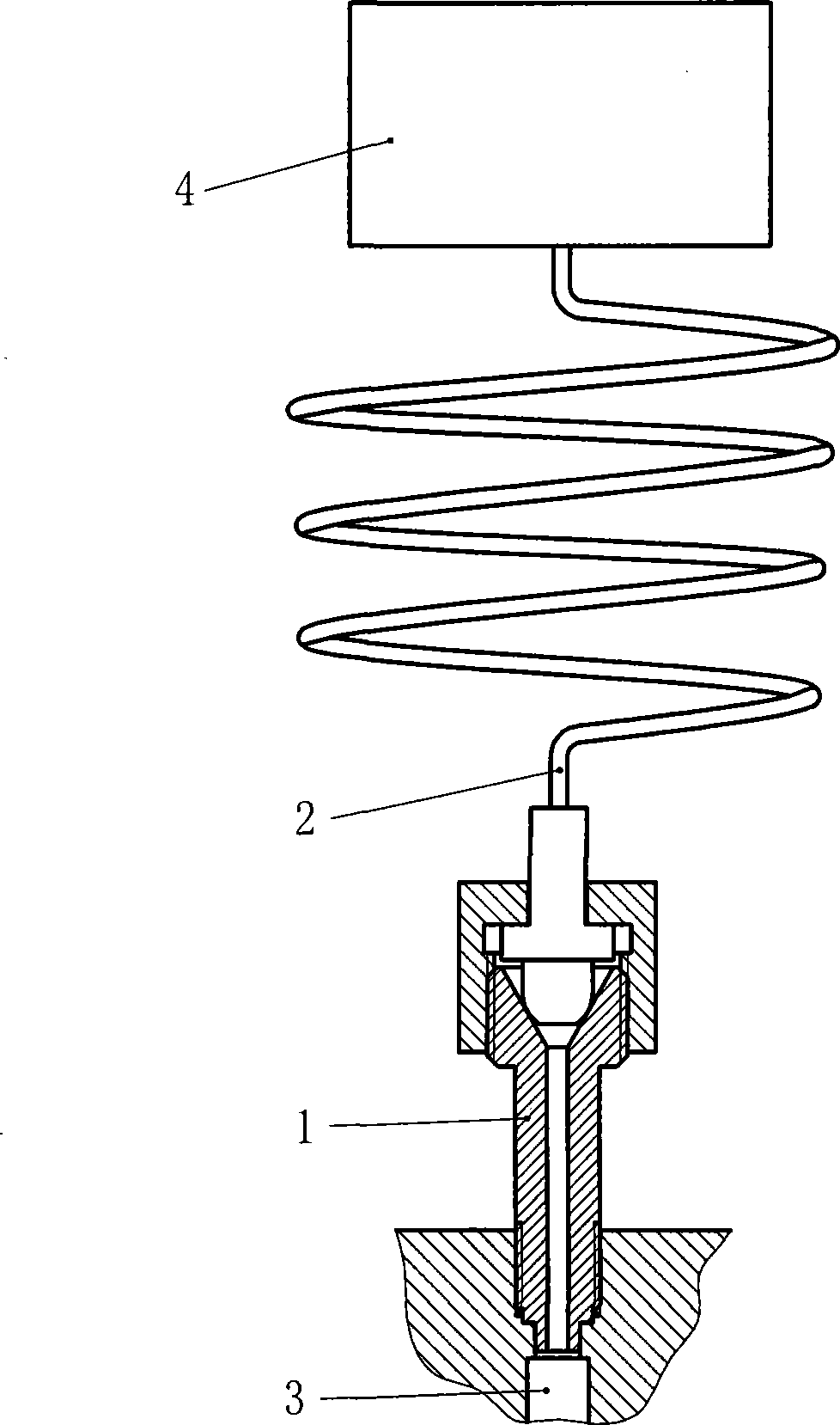 Eyelet phase modulation apparatus of pulse tube refrigerator
