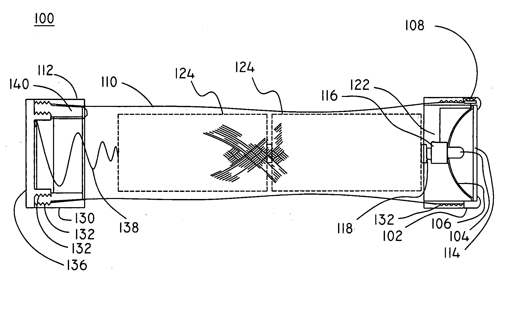 Flexible battery container and method of use