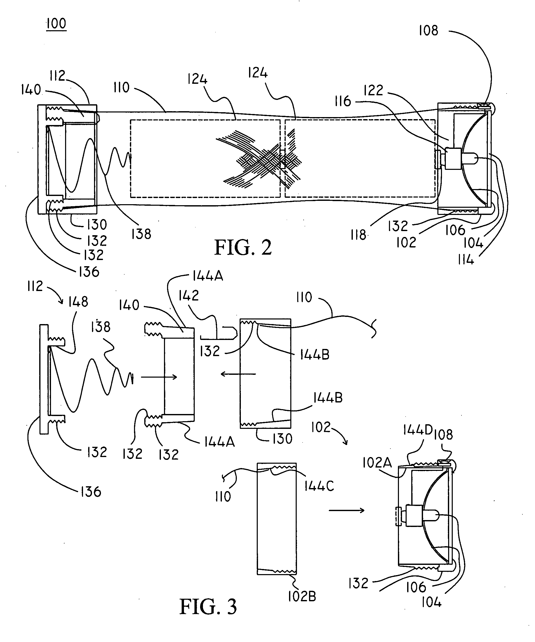 Flexible battery container and method of use