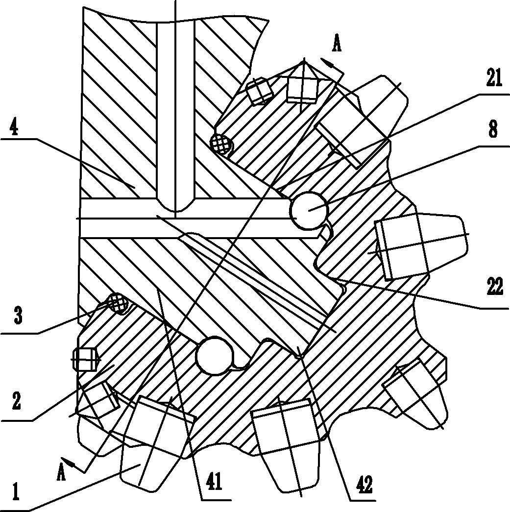 High-pressure and impact resistant bearing roller bit with elastic sliders