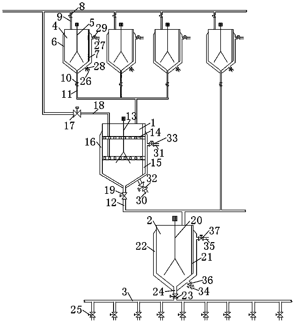 A sizing preparation system for producing continuous basalt fibers