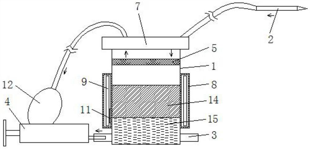 Fully-closed liposuction tank