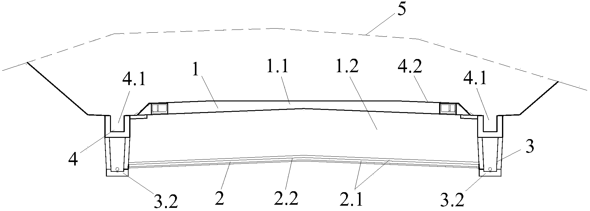 High-speed railway subgrade structure for saline soil areas