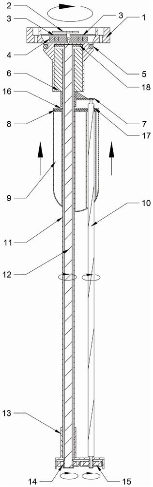 Mechanical full-scale pointer type liquid level device