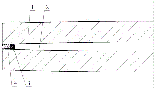 Vacuum glass with two or a plurality of paths of sealing and a preparing method thereof