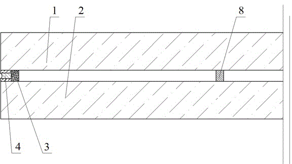 Vacuum glass with two or a plurality of paths of sealing and a preparing method thereof