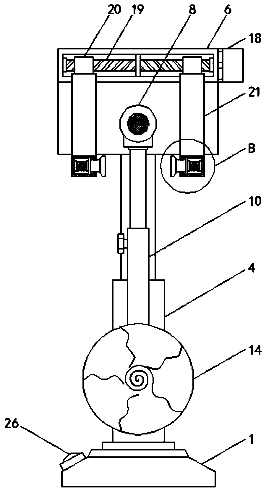 Hypnotic device for relieving psychological stress and use method thereof