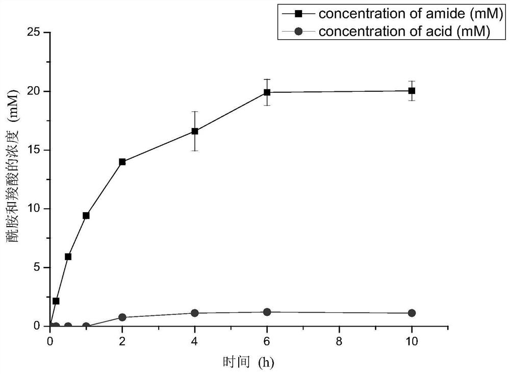 A kind of nitrilase mutant with improved reaction specificity and application thereof