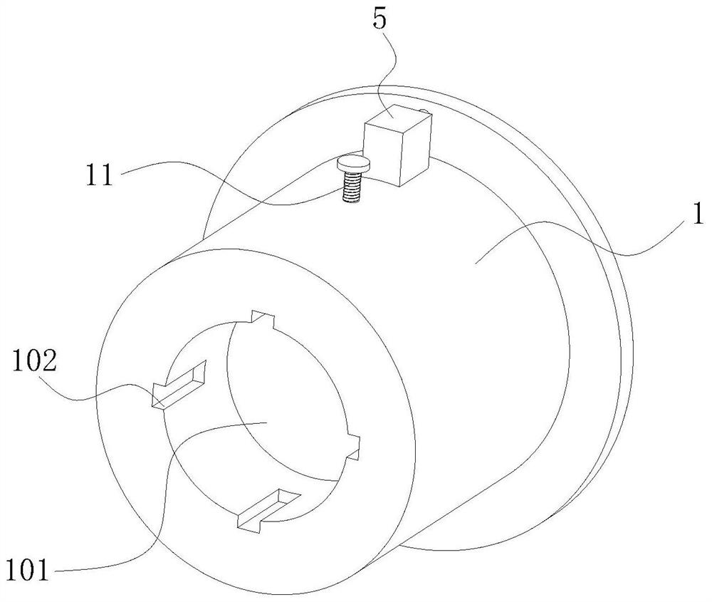 Quick connecting structure for rotating shaft of speed reducer