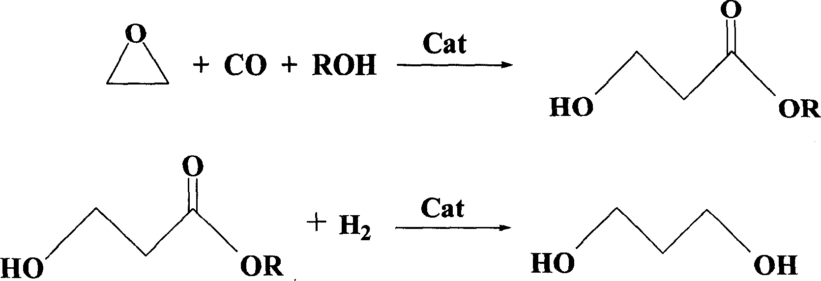 Prepn process of 3-hydroxy propionate and propylene glycol