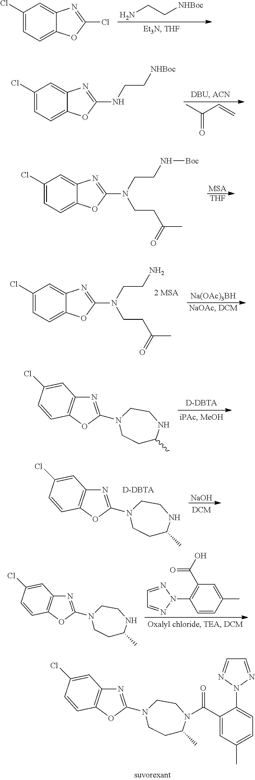 Suvorexant intermediate and preparation method thereof