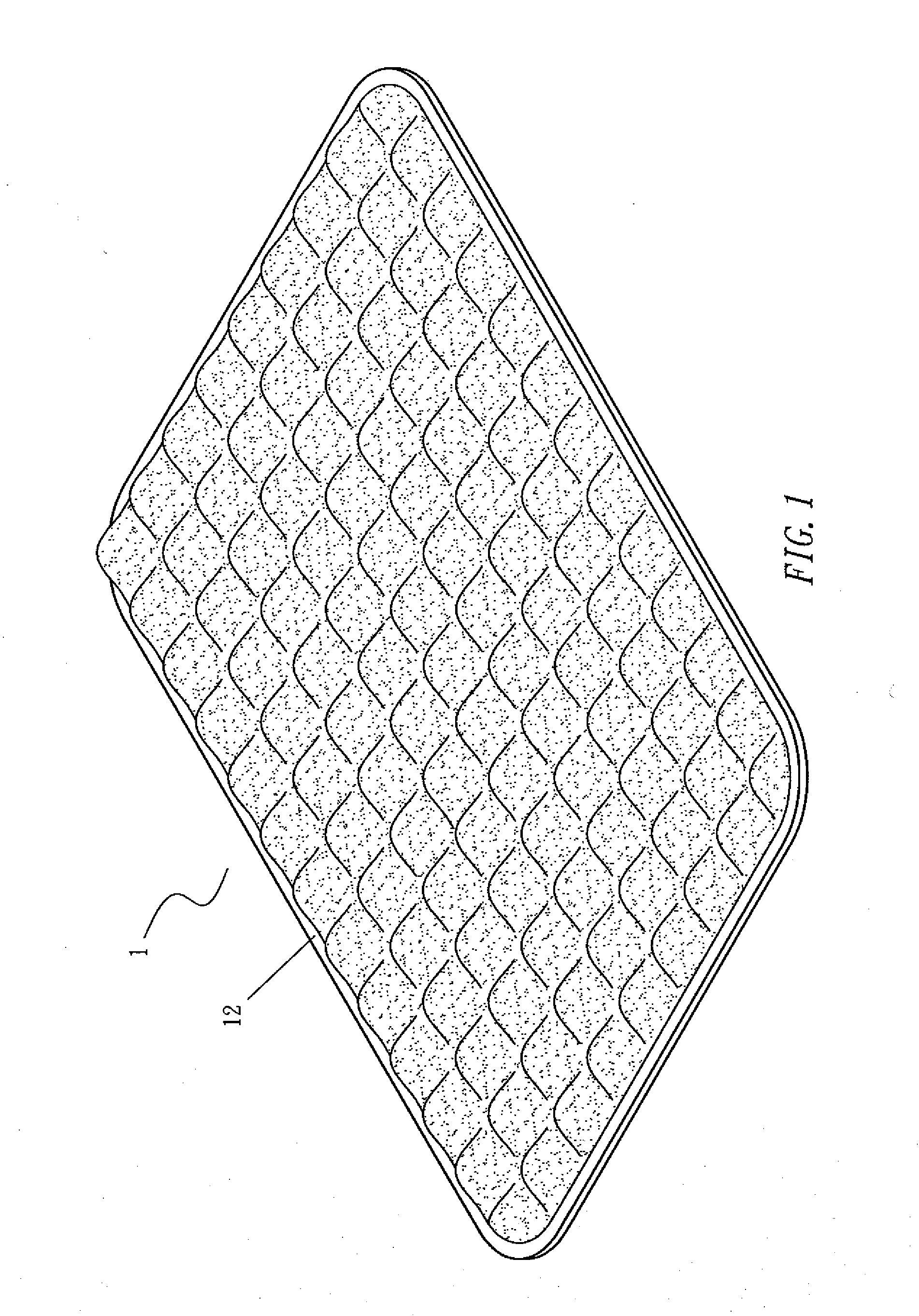 Ventilating Pad With Buffer And Elastic Support