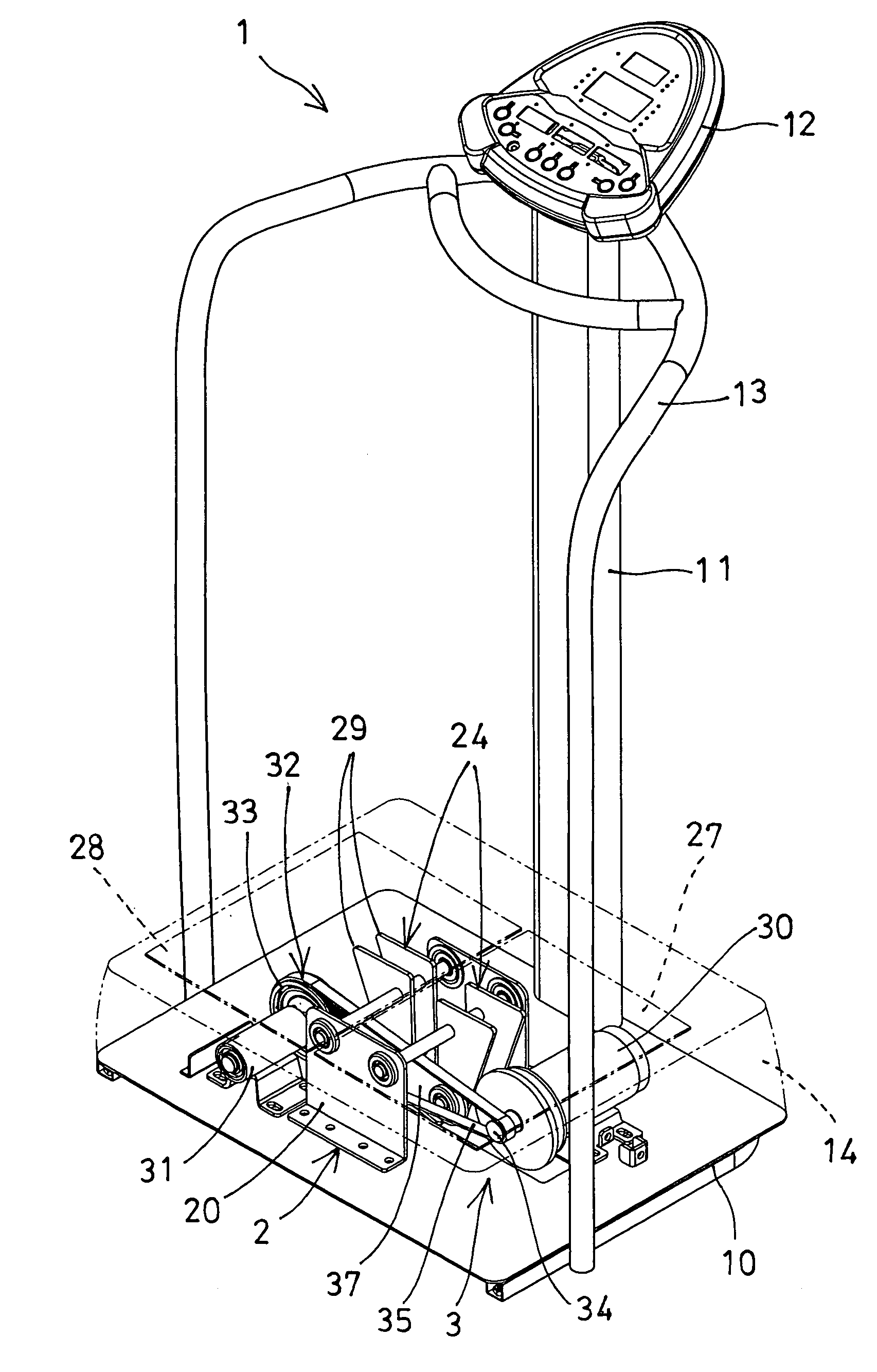 Body vibrating facility