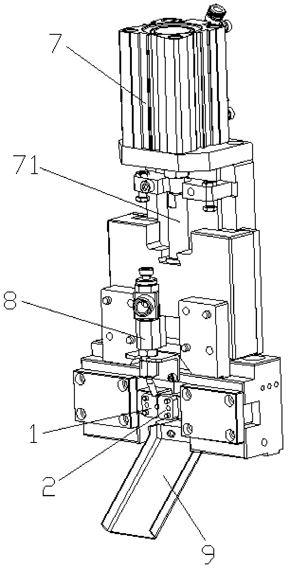 Product positioning and clamping device