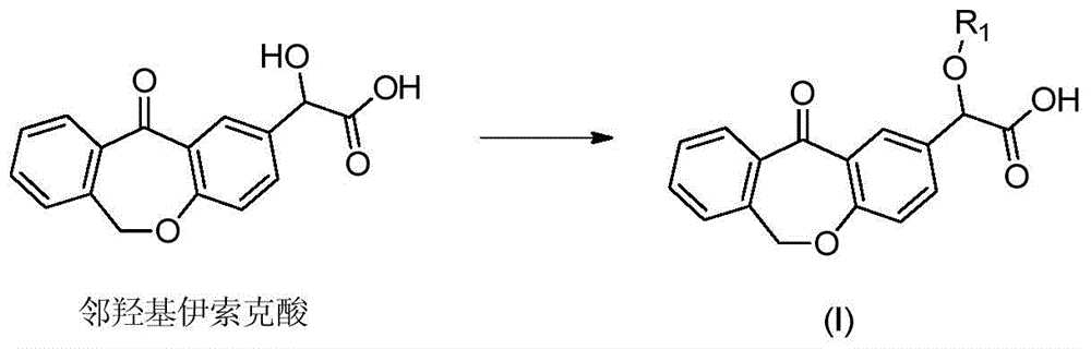 A kind of preparation method of o-hydroxy olopatadine
